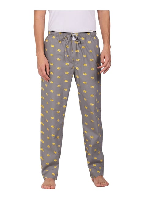 U S Polo Assn U.S. Polo Assn. Grey Printed Lounge Pants