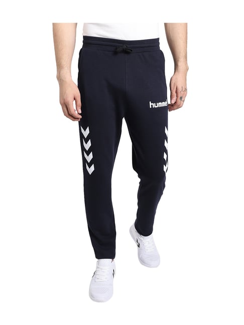 Buy Hummel Men Navy Blue Solid CONAX Track Pants - Track Pants for Men  7188380 | Myntra