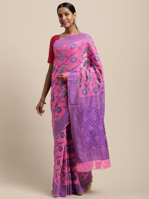 Charming Royal Purple Paithani Silk Saree With Beautiful Blouse Piece –  LajreeDesigner