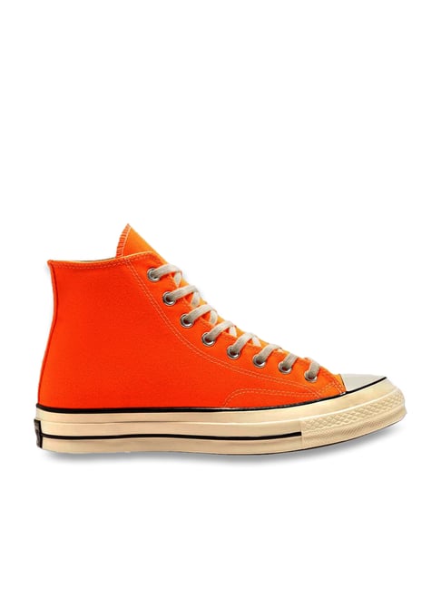 Buy Converse Men s Chuck 70 Orange Ankle High Sneakers for Men at