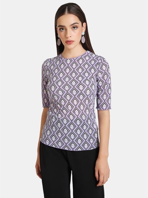 Kazo Lilac Printed Top - Disney Collection Price in India