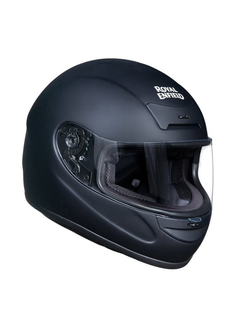 Buy Royal Enfield Old madras Full Face Helmet Matt Black M Online