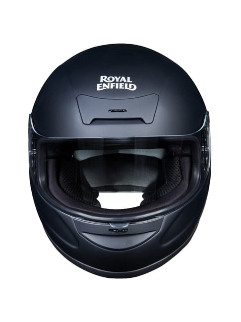 Buy Royal Enfield Old madras Full Face Helmet Matt Black M Online At ...