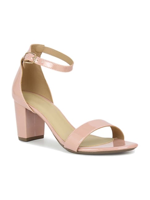 Buy Nude Heeled Sandals for Women by Five By Inc.5 Online | Ajio.com