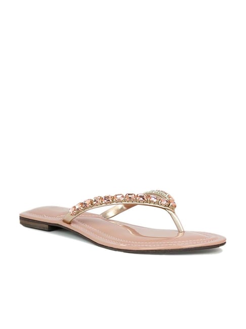 Buy Inc.5 Embellished Bronze Flat online