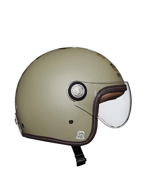 Buy Royal Enfield Chopper Open Face MLG Helmet Desert Storm XL