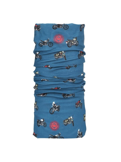 Royal Enfield Mishmash Deep Teal Printed Bandana