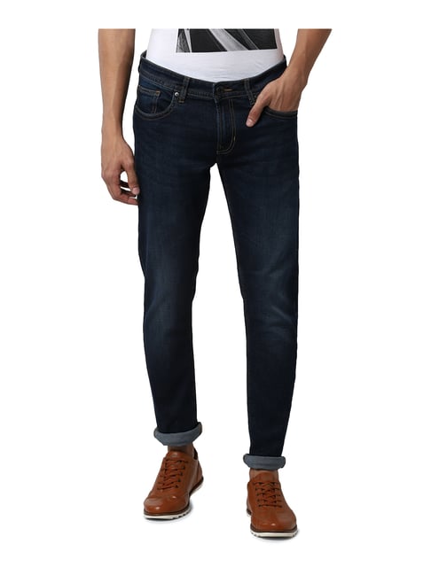 PETER ENGLAND Tapered Fit Men Dark Blue Jeans - Buy PETER ENGLAND Tapered  Fit Men Dark Blue Jeans Online at Best Prices in India | Flipkart.com