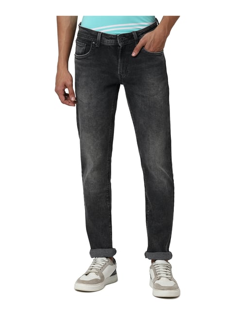 peter england grey jeans