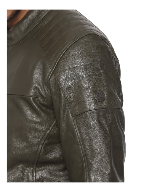 brett gold leather jacket