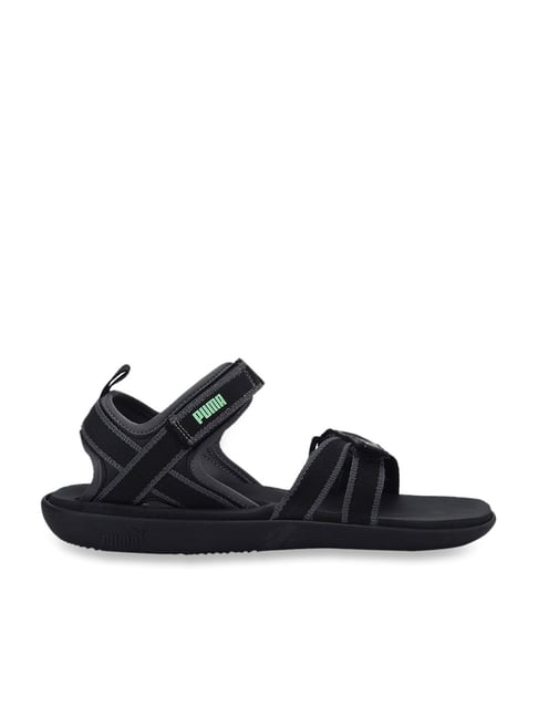 Puma Men's Pebble MU IDP Black Floater Sandals