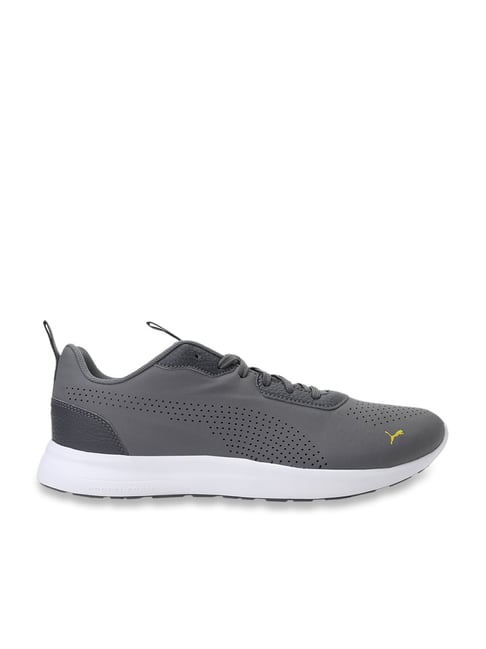 Buy Puma Men's Perforated Low IDP Grey Running Shoes for Men at Best ...