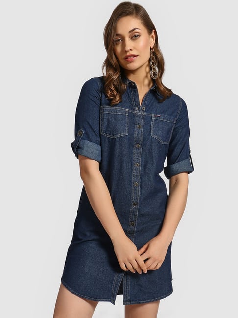 lee cooper denim shirt ladies