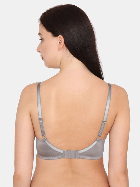Buy Zivame Grey Non Wired Padded T-Shirt Bra for Women Online