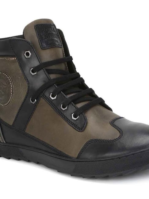 Buy Royal Enfield Men's Ascendre Black Boots for Men at Best Price ...