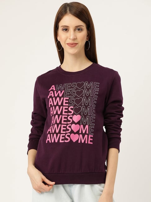Sera Wine Graphic Print Sweatshirt-picture-14