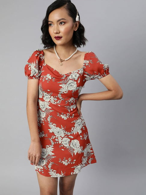 Sera Red Printed Dress Price in India