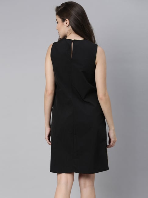 Buy Rareism Black Cotton Dress For Women Online Tata Cliq