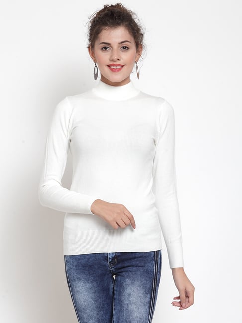 Global Republic Off White Slim Fit Sweater-picture-35