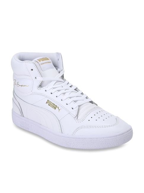 Buy Puma Men s Ralph Sampson Mid White Ankle High Sneakers for Men at Best Price Tata CLiQ