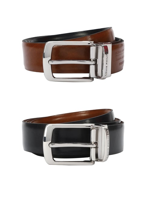 Buy Louis Philippe Brown Solid Wide Belt for Men at Best Price @ Tata CLiQ