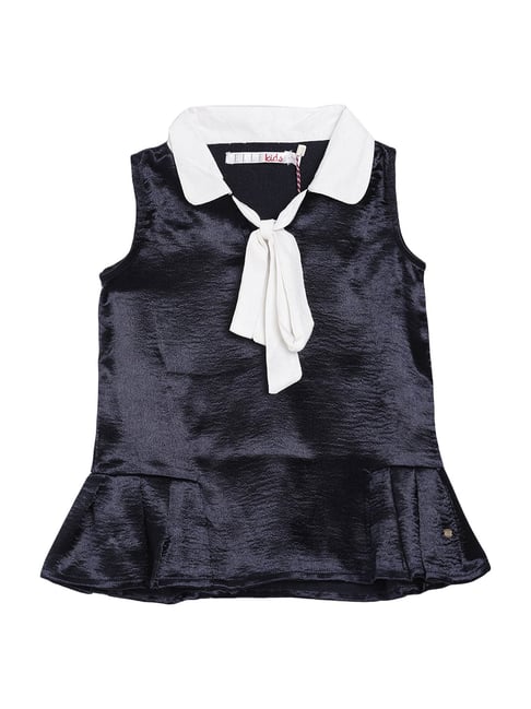 Elle Kids Navy Regular Fit Top-picture-19