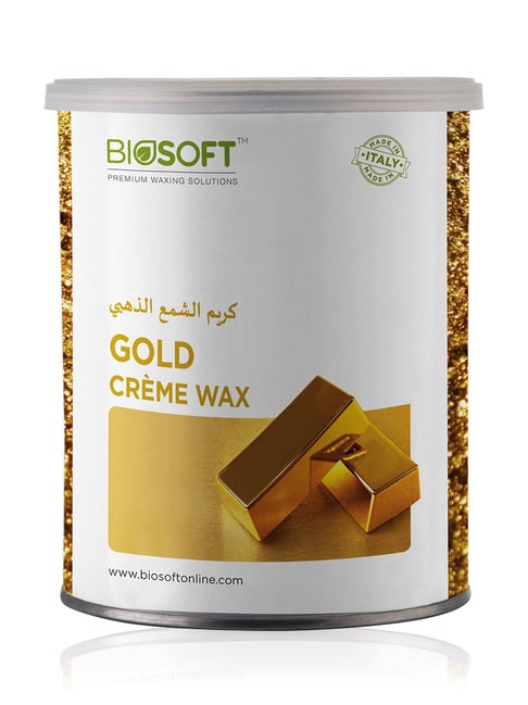 Buy BIOSOFT Gold Cream Wax Liposoluble Wax - 800 ml Online At Best