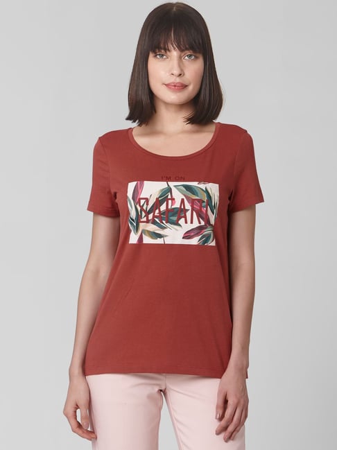 Buy Vero Print T-Shirt for Women Online @ Tata CLiQ