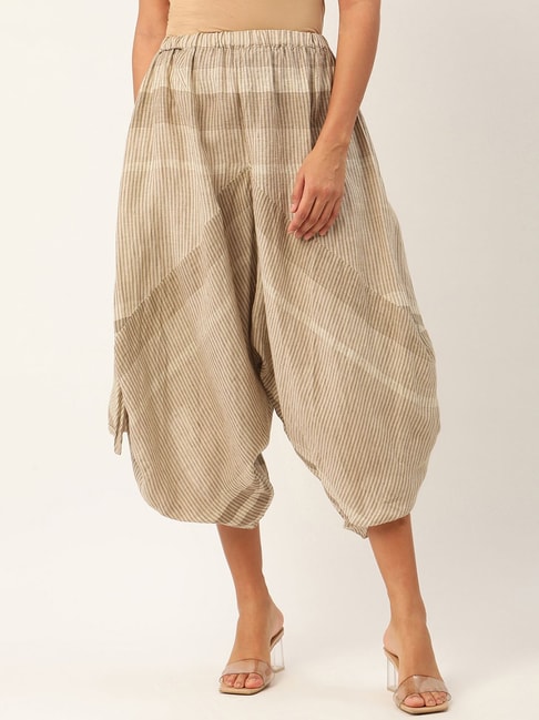 Buy Lavender and Black Striped Taash Balloon Pants by MATI MEN at Ogaan  Online Shopping Site