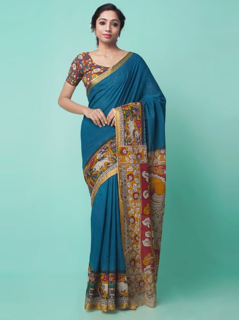 Kalamkari Printed sarees at Rs.899/Piece in surat offer by Jk Clothing House
