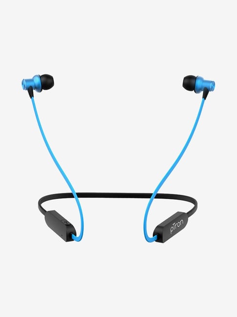 PTron Avento Classic In-Ear Wireless Bluetooth Neckband (Blue and Black)