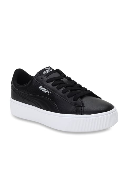 Puma Women's Vikky Stacked Black Casual Sneakers