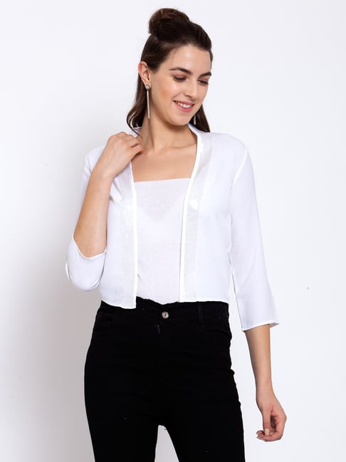 White shrug sale womens