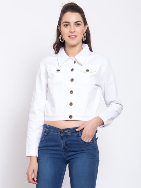 Polina Short Jacket | Ivory | Forcast - Forcast AU