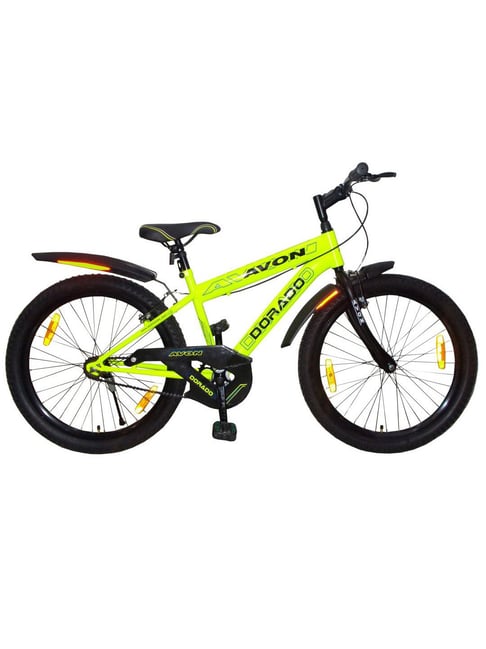 Avon Neon Green Dorado 24T MTB Mountain Bike