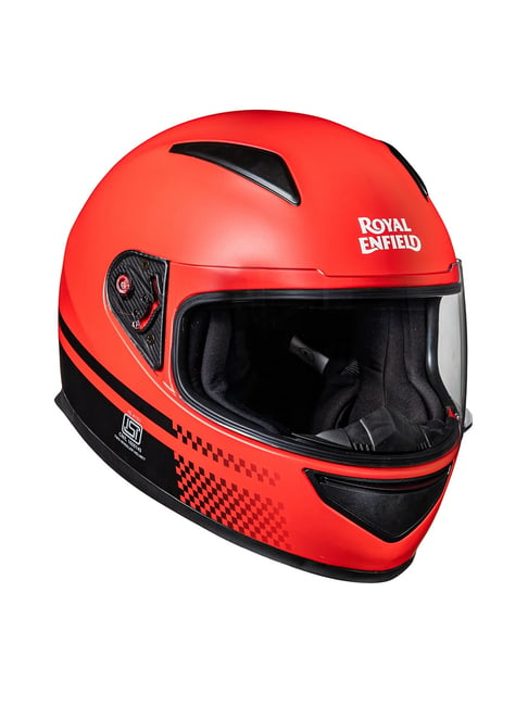 Royal enfield helmet store red