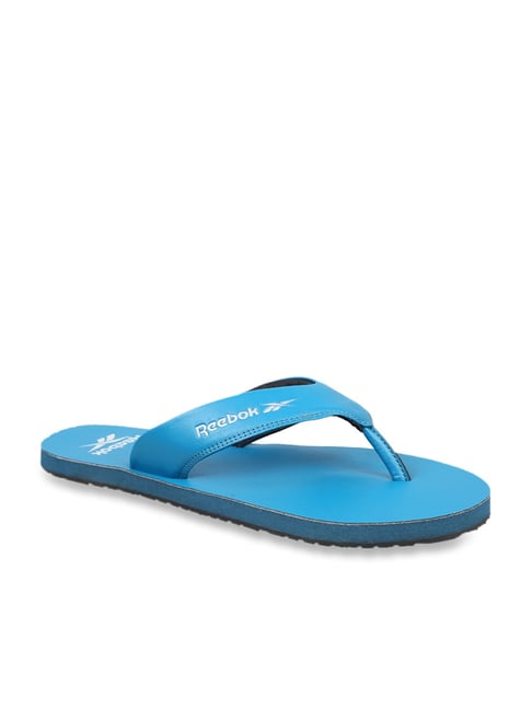 Reebok Men's AERYS FLIP Sky Blue & Black Flip Flops