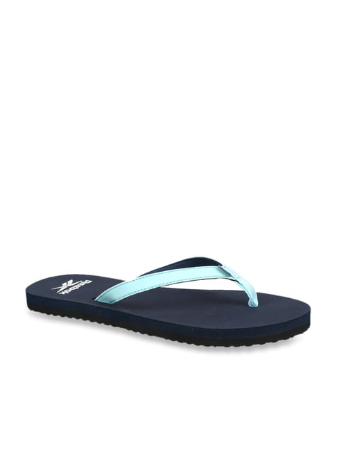 Reebok Women's SUPER SOFT FLIP W Cyan & Navy Flip Flops