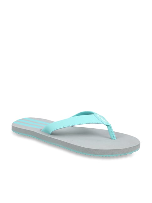 Adidas Women's ADI FF W Cyan & Grey Flip Flops