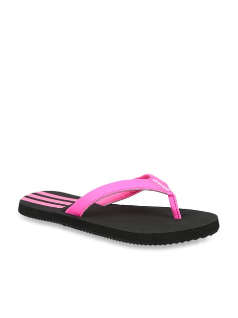 Adidas Women's ADI FF W Pink & Black Flip Flops