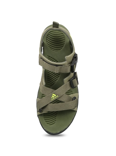 Adidas Men s GLADI 2.0 Olive Floater Sandals