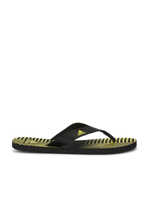 Adidas Men's Beach Print Max out 19 M Core Black Flip Flops