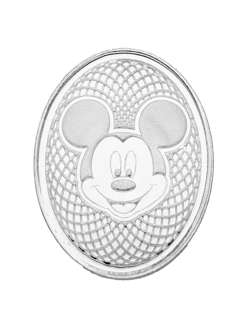 Sri Jagdamba Pearls Mickey Mouse 999 Silver 10gm Silver Coin