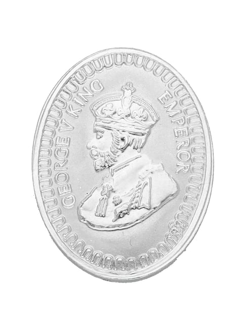 Sri Jagdamba Pearls George King 999 Silver 10gm Silver Coin
