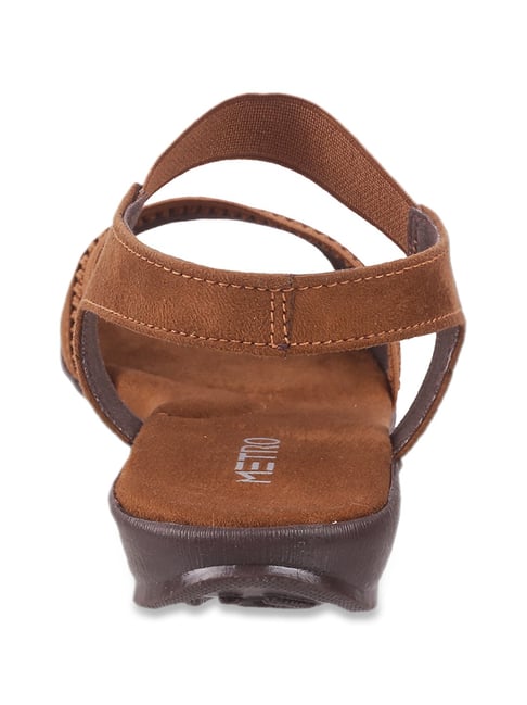 Buy Metro Women's Beige T-Strap Sandals for Women at Best Price @ Tata CLiQ