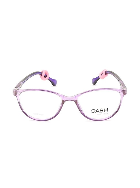 Dash by Titan DKE51GFP2MPLV Purple Full Rim Cat Eye Frame- Kids