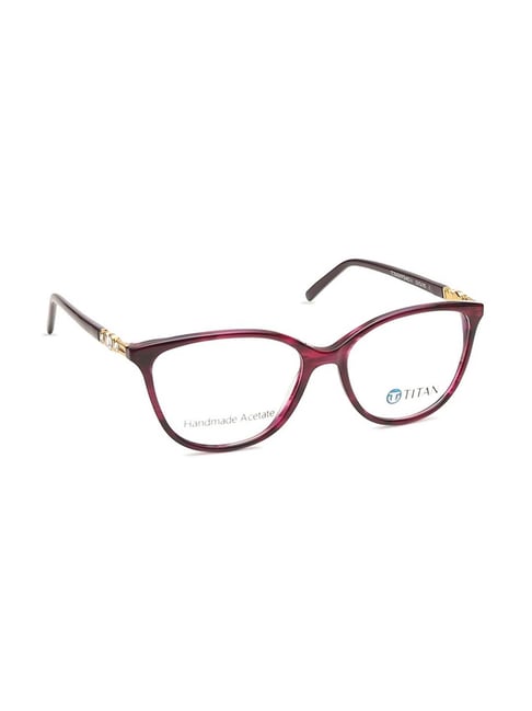 Titan TC1043WFP2MPRV Purple Full Rim Cat Eye Frame