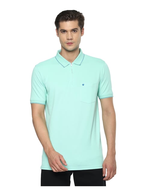 Louis Philippe Polo T-Shirts : Buy Louis Philippe Men Blue Solid