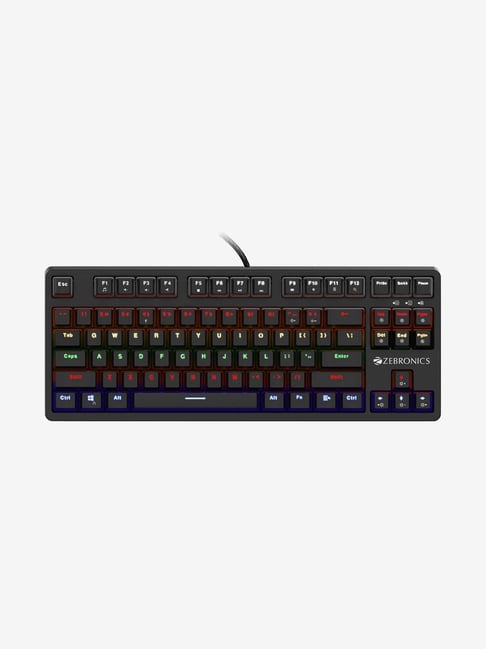 Zebronics Zeb-Max V2 Wired RBG Mechanical Gaming Keyboard (Black)