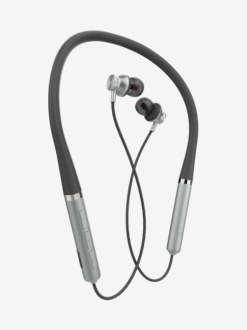 Zebronics Zeb-Yoga 90 Pro Wireless In-Ear Bluetooth Neckband with Mic (Grey)